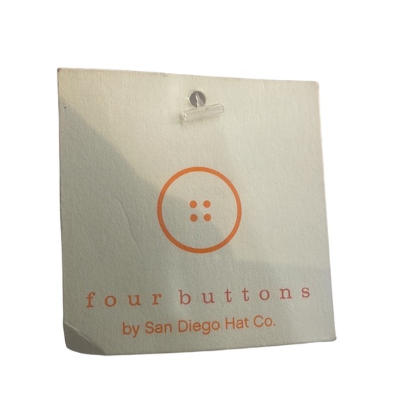 Four Buttons tan fedora hat, NWT - Picture 5 of 6